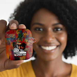 Thomas Sankara Burkina Faso AirPods Case with Bold Portrait and The Upright Man Tribute Design - African Pride