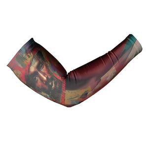 Thomas Sankara Burkina Faso Arm Sleeves with Bold Portrait and The Upright Man Tribute Design - African Pride