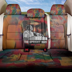 Thomas Sankara Burkina Faso Back Car Seat Cover with Bold Portrait and The Upright Man Tribute Design - African Pride