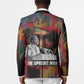 Thomas Sankara Burkina Faso Blazer with Bold Portrait and The Upright Man Tribute Design - African Pride