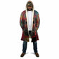 Thomas Sankara Burkina Faso Cloak with Bold Portrait and The Upright Man Tribute Design - African Pride