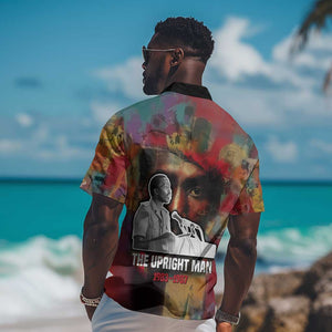 Thomas Sankara Burkina Faso Hawaiian Shirt with Bold Portrait and The Upright Man Tribute Design - African Pride