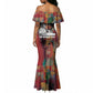 Thomas Sankara Burkina Faso Mermaid Dress with Bold Portrait and The Upright Man Tribute Design - African Pride
