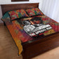 Thomas Sankara Burkina Faso Quilt Bed Set with Bold Portrait and The Upright Man Tribute Design - African Pride