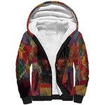 Thomas Sankara Burkina Faso Sherpa Hoodie with Bold Portrait and The Upright Man Tribute Design - African Pride