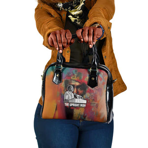Thomas Sankara Burkina Faso Shoulder Handbag with Bold Portrait and The Upright Man Tribute Design - African Pride