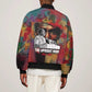 Thomas Sankara Burkina Faso Sleeve Zip Bomber Jacket with Bold Portrait and The Upright Man Tribute Design - African Pride
