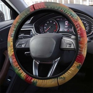 Thomas Sankara Burkina Faso Steering Wheel Cover with Bold Portrait and The Upright Man Tribute Design - African Pride