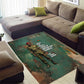 Burkina Faso Thomas Sankara Area Rug with Military Stance and Anti-Imperialist Quote Tribute Design - African Pride