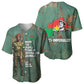 Burkina Faso Thomas Sankara Baseball Jersey with Military Stance and Anti-Imperialist Quote Tribute Design - African Pride