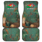 Burkina Faso Thomas Sankara Car Mats with Military Stance and Anti-Imperialist Quote Tribute Design - African Pride