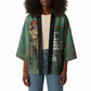 Burkina Faso Thomas Sankara Kimono with Military Stance and Anti-Imperialist Quote Tribute Design - African Pride