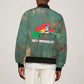 Burkina Faso Thomas Sankara Sleeve Zip Bomber Jacket with Military Stance and Anti-Imperialist Quote Tribute Design - African Pride