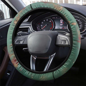 Burkina Faso Thomas Sankara Steering Wheel Cover with Military Stance and Anti-Imperialist Quote Tribute Design - African Pride