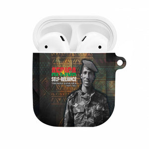 Thomas Sankara AirPods Case Burkina Faso Africa Self-Reliance Message and Military Portrait - African Pride
