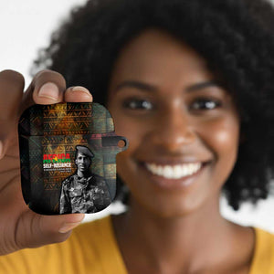 Thomas Sankara AirPods Case Burkina Faso Africa Self-Reliance Message and Military Portrait - African Pride