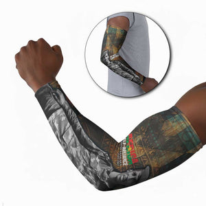 Thomas Sankara Arm Sleeves Burkina Faso Africa Self-Reliance Message and Military Portrait - African Pride
