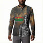 Thomas Sankara Button Sweatshirt Burkina Faso Africa Self-Reliance Message and Military Portrait