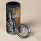 Thomas Sankara 4 in 1 Can Cooler Tumbler Burkina Faso Africa Self-Reliance Message and Military Portrait - African Pride