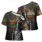Thomas Sankara Cross Shoulder Shirt Burkina Faso Africa Self-Reliance Message and Military Portrait - African Pride