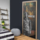 Thomas Sankara Door Cover Burkina Faso Africa Self-Reliance Message and Military Portrait - African Pride