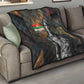 Thomas Sankara Quilt Burkina Faso Africa Self-Reliance Message and Military Portrait - African Pride