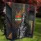 Thomas Sankara Quilt Burkina Faso Africa Self-Reliance Message and Military Portrait - African Pride