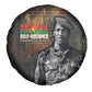 Thomas Sankara Spare Tire Cover Burkina Faso Africa Self-Reliance Message and Military Portrait - African Pride