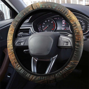 Thomas Sankara Steering Wheel Cover Burkina Faso Africa Self-Reliance Message and Military Portrait - African Pride