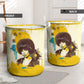 Angela Davis Laundry Basket Bold Pop Art Style Freedom Is a Constant Struggle Quote Civil Rights Activist - African Pride