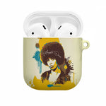 Angela Davis AirPods Case Bold Pop Art Style Freedom Is a Constant Struggle Quote Civil Rights Activist - African Pride