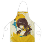 Angela Davis Apron Bold Pop Art Style Freedom Is a Constant Struggle Quote Civil Rights Activist - African Pride