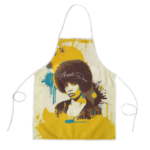 Angela Davis Apron Bold Pop Art Style Freedom Is a Constant Struggle Quote Civil Rights Activist - African Pride