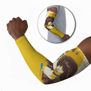Angela Davis Arm Sleeves Bold Pop Art Style Freedom Is a Constant Struggle Quote Civil Rights Activist - African Pride