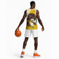 Angela Davis Basketball Jersey Bold Pop Art Style Freedom Is a Constant Struggle Quote Civil Rights Activist - African Pride