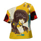 Angela Davis Cross Shoulder Shirt Bold Pop Art Style Freedom Is a Constant Struggle Quote Civil Rights Activist - African Pride