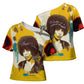 Angela Davis Cross Shoulder Shirt Bold Pop Art Style Freedom Is a Constant Struggle Quote Civil Rights Activist - African Pride