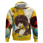 Angela Davis Hoodie Bold Pop Art Style Freedom Is a Constant Struggle Quote Civil Rights Activist - African Pride