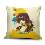 Angela Davis Pillow Cover Bold Pop Art Style Freedom Is a Constant Struggle Quote Civil Rights Activist - African Pride