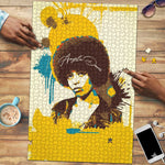 Angela Davis Puzzle Bold Pop Art Style Freedom Is a Constant Struggle Quote Civil Rights Activist - African Pride