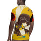 Angela Davis Rugby Jersey Bold Pop Art Style Freedom Is a Constant Struggle Quote Civil Rights Activist TS04