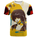 Angela Davis T shirt Bold Pop Art Style Freedom Is a Constant Struggle Quote Civil Rights Activist TS04