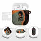 Angela Davis AirPods Case Retro Graphic Design I Am Changing the Things I Cannot Accept Quote Civil Rights Empowerment Tribute - African Pride