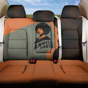 Angela Davis Back Car Seat Cover Retro Graphic Design I Am Changing the Things I Cannot Accept Quote Civil Rights Empowerment Tribute - African Pride