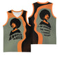 Angela Davis Basketball Jersey Retro Graphic Design I Am Changing the Things I Cannot Accept Quote Civil Rights Empowerment Tribute - African Pride