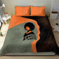 Angela Davis Bedding Set Retro Graphic Design I Am Changing the Things I Cannot Accept Quote Civil Rights Empowerment Tribute - African Pride