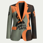Angela Davis Blazer Retro Graphic Design I Am Changing the Things I Cannot Accept Quote Civil Rights Empowerment Tribute - African Pride