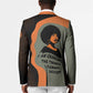 Angela Davis Blazer Retro Graphic Design I Am Changing the Things I Cannot Accept Quote Civil Rights Empowerment Tribute - African Pride