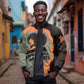 Angela Davis Bomber Jacket Retro Graphic Design I Am Changing the Things I Cannot Accept Quote Civil Rights Empowerment Tribute - African Pride