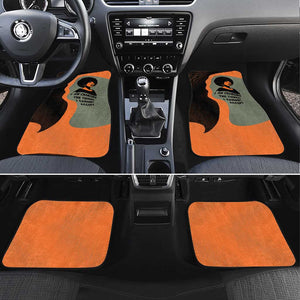 Angela Davis Car Mats Retro Graphic Design I Am Changing the Things I Cannot Accept Quote Civil Rights Empowerment Tribute - African Pride